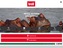 Tablet Screenshot of broll.co.mw